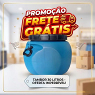 Bombona 30 Litros Tampa de rosca - Nova Frete Grátis