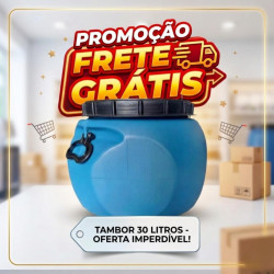 Bombona 30 Litros Tampa de rosca - Nova Frete Grátis